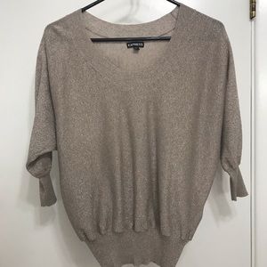 Express taupe sweater Sz XS